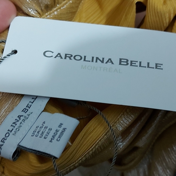 NWT Carolina Belle Size small Gold Tank - Picture 6 of 6